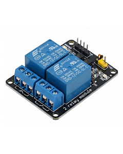 12V 2-Channel Relay Module with Optocoupler Isolation 10A 250VAC