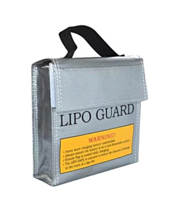 155x50x155mm Lithium Polymer Battery Fire and Water Resistant LiPo Li-ion Protection Bag Silver