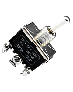 15A 250VAC DPDT Toggle Switch With OFF