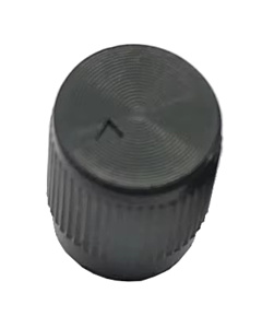 15mm D-Shaft Potentiometer Knob Rotary Switch Cap Black Colour Plastic
