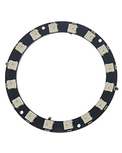 16-Bit WS2812 5050 RGB LED Built-in Full Colour Round Driving Lights Circular Development Board