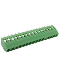 16 Pin Fixed Screw Terminal Block Connector 2.54MM Pitch