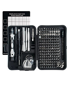 170 in 1 Professional Screw Driver Tool Kit with Magnetic Flexible Extension Rod