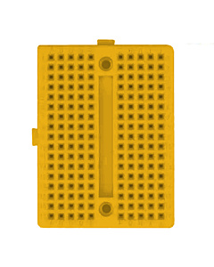 170 Points Mini Breadboard for UNO and Solderless Electronics Prototyping-Yellow