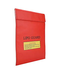 230x300mm Lithium Polymer Battery Fire and Water Resistant LiPo Li-ion Protection Pouch Red