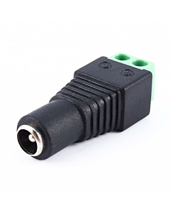 DC Jack to 2 Pin Screw Terminal Power Adapter Plug 2.1 x 5.5mm
