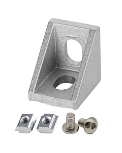 2020 Aluminum Profile Corner Bracket Kit With M5 Screws & T-Nuts