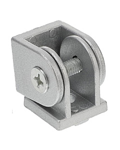 2020 Zinc Alloy Flexible Pivot Joint Connector - 180 Degree Movable Hinge for Aluminum Profile