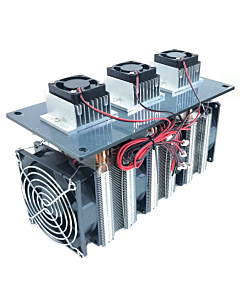 210W 12V ThermoElectric Peltier Air Cooling Heating For Small Refrigeration Panel Mount DIY KIT