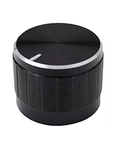 21mm D-Shaft Potentiometer Knob Rotary Switch Cap Black Colour