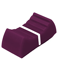 24x11mm Slider Shaft Potentiometer Knob Linear Switch Fader Cap Brown & White