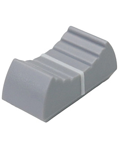 24x11mm Slider Shaft Potentiometer Knob Linear Switch Fader Cap Grey & White
