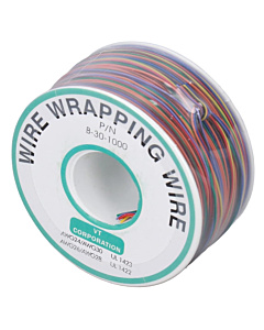 250M 30AWG 8 Color Insulated PCB Wrapping Copper Wire Prototyping & Repair Conductor B-30-1000