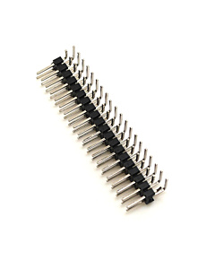 40 x 2 male Header Pins -  Right Angle 
