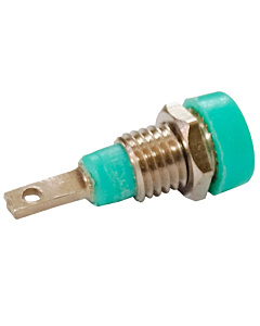 2 mm Female Jack Banana Socket Panel Mount Connector - Green