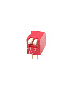 Dip Switch -2  Way Right Angle Piano Type