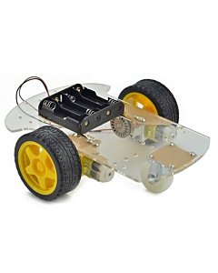 Robot Chassis 2 Wheel Drive Frame with Motors DIY Car Kit 2WD