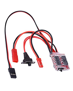 30A Micro Brushed ESC - Bidirectional 2S LiPo with Selectable Brake & 5.7V BEC