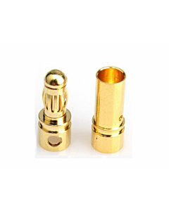 3.5mm Bullet Connectors Gold Plated for High Current 