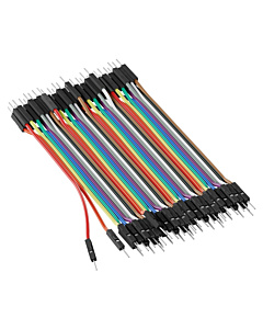 Male To Male Jumper Wires 40 Pcs 10cm