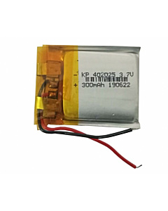 Lipo Rechargeable Battery  3.7V 300mAH KP-402025