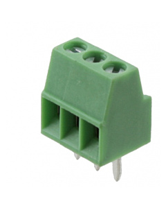 3 Pin Fixed Screw Terminal Block Connector 2.54MM,Pitch
