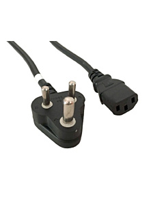 5A 3 Pin AC Power Cable 1.8m Length IEC C13 Cord