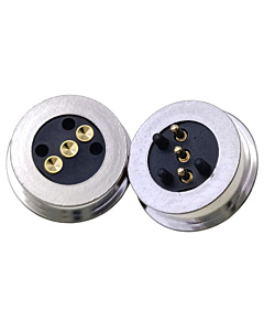 3P Magnetic Spring Loaded Pogo Pin Circular Polarised Connector Male Female