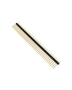 40 x 1 Male Header Pins - Long Pitch 2.54mm Length 20mm