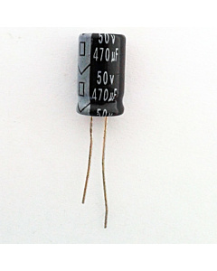 470uF 50V Electrolytic Capacitor