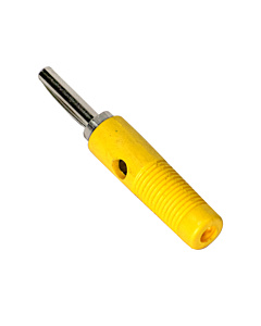 4mm Banana Plug Connector - 30A - Yellow