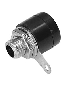 4mm Banana Socket Jack for Banana Plug Terminal Connector - Black