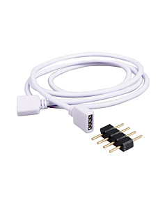 4 Pin LED Connector Extension Cable Cord for SMD 5050 3528 RGB LED Light Strip – 50 CM