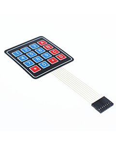 4 X 4 Flexible Matrix Keypad Membrane Switch Keyboard Button