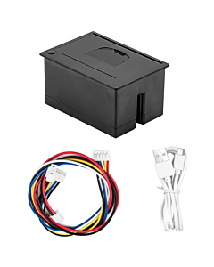 QR204 58mm Embedded Thermal Receipt Printer Mini TTL USB Panel Mount Black