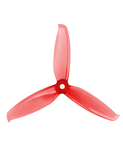 GemFan 5042 5.1" Tri-Blade FPV Propellers - Red Polycarbonate (Set of 4)