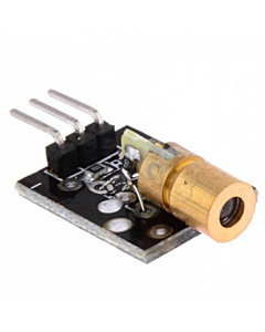 5V 650nm 5mW Red Dot Laser Module - ProSpec Grade Copper Diode for Arduino & Security