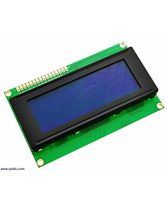 20 x 4 LCD with Blue Backlight