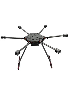 680mm Folding Six-Axis Hexacopter Frame - Full Carbon Fiber Chassis DIY Kit