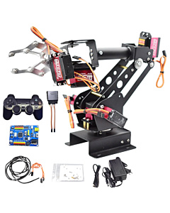 6 DOF Robot Arm Kit  with PS2 Controller and MG996R Metal Servo Motor Claw 