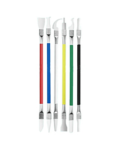 6 in 1 IC Chip CPU/NAND Remover Blade Set Non-Slip Metal Handle Repair Pry Tool