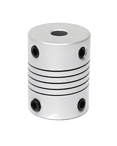 6mm to 6mm Flexible Coupler for 3D Printer CNC Shaft Metal 