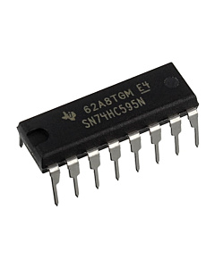 74HC595 IC Shift Register Serial In Parallel Output