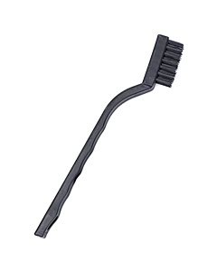 7-Inch Anti-Static Cleaning Brush - Black PP Bristles (Toothbrush Style)