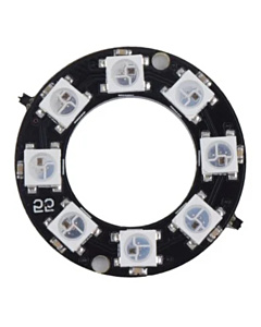 8-Bit WS2812 5050 RGB LED Built-in Full Colour Round Driving Lights Circular Development Board