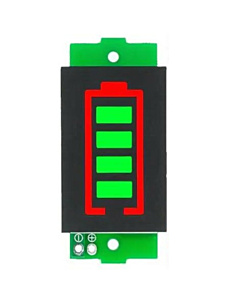 1S-8S 18650 Li-po Lithium Battery Capacity Indicator Module Green