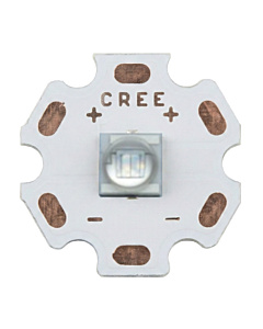 3W High Power UV LED - 365nm Ultraviolet (20mm Aluminum Star PCB)