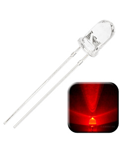 Red  LED (5mm Clear)
