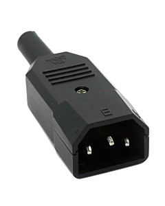 AC Power Male Socket IEC C14 Connector