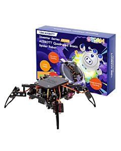 ACEBOTT Quadruped Bionic Spider Robot DIY Kit ESP8266 Programming Wifi-App Control QD020